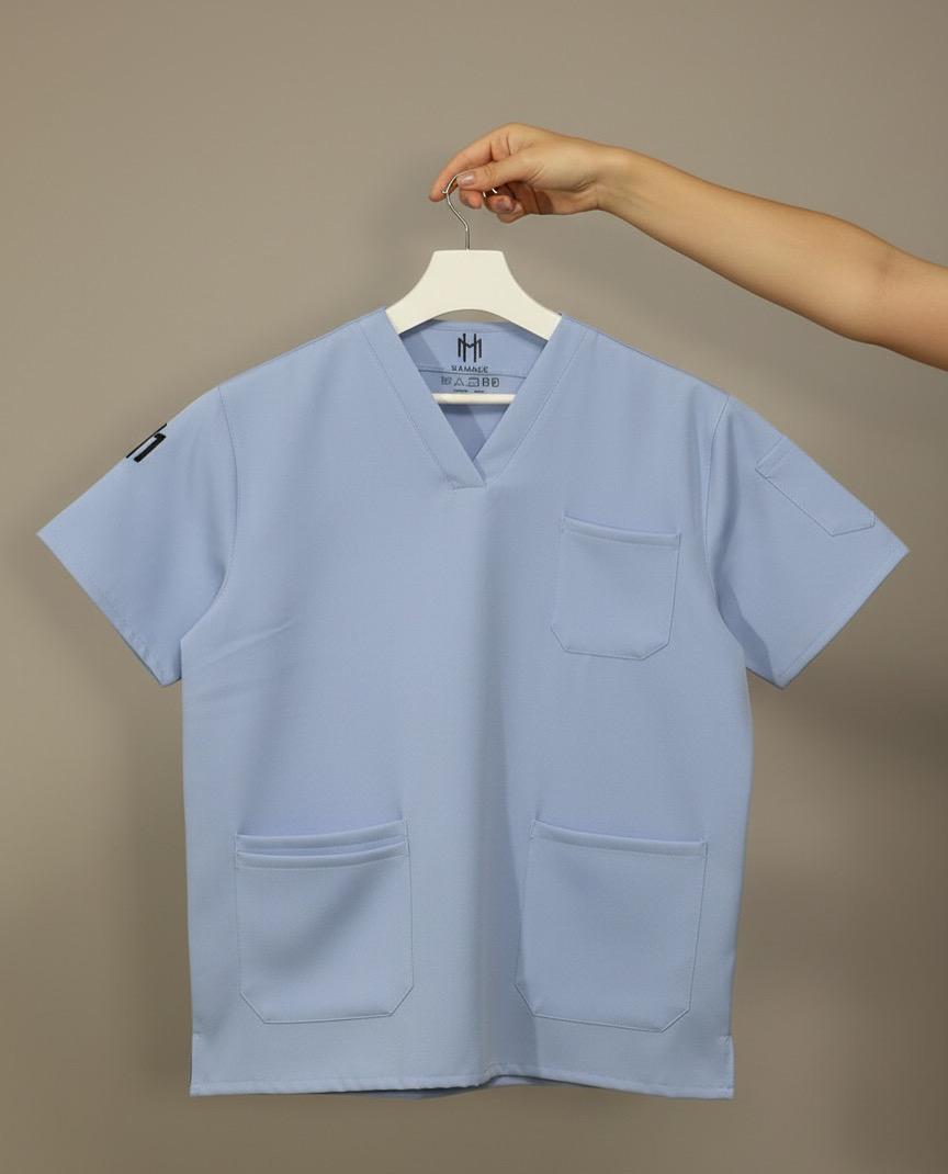Classic Medical Scrub - Baby Blue