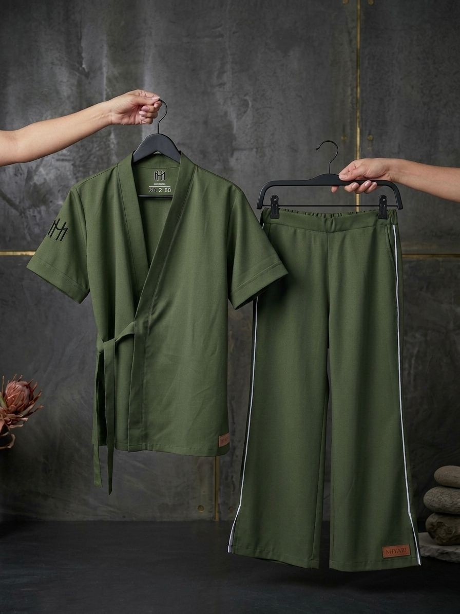 Women’s medical scrubs - Olive green